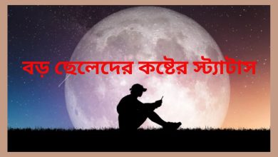 বড় ছেলেদের কষ্টের স্ট্যাটাস 