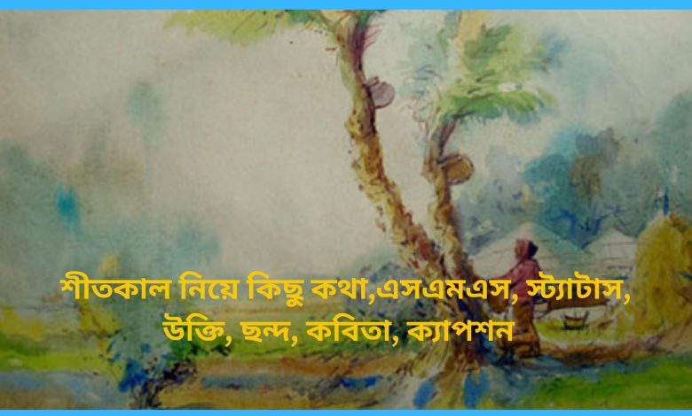 শীতকাল নিয়ে কিছু কথা,এসএমএস, স্ট্যাটাস, উক্তি, ছন্দ, কবিতা, ক্যাপশন